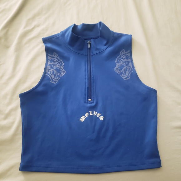 Darc Sport Wolves Forever "Tana" Energy Vest In Cobalt-Size L - Picture 2 of 5